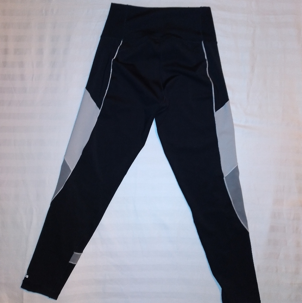 Adidas Blk/Grey Ankle Leggings